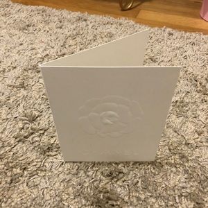 Chanel receipt booklet
